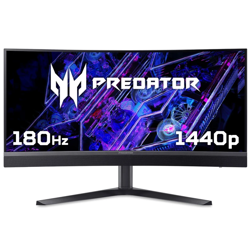 Image of Acer Acer X Predator X34V3 Curved Gaming Monitor 180Hz WQHD (3440x1440) 1ms Response Time 21:9 1500R AMD FreeSync Premium HDR1000 UM.CXXEE.302