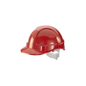 Image of BBrand Economy Vented Safety Helmet Red Ref BBEVSHRE Up to 3 Day