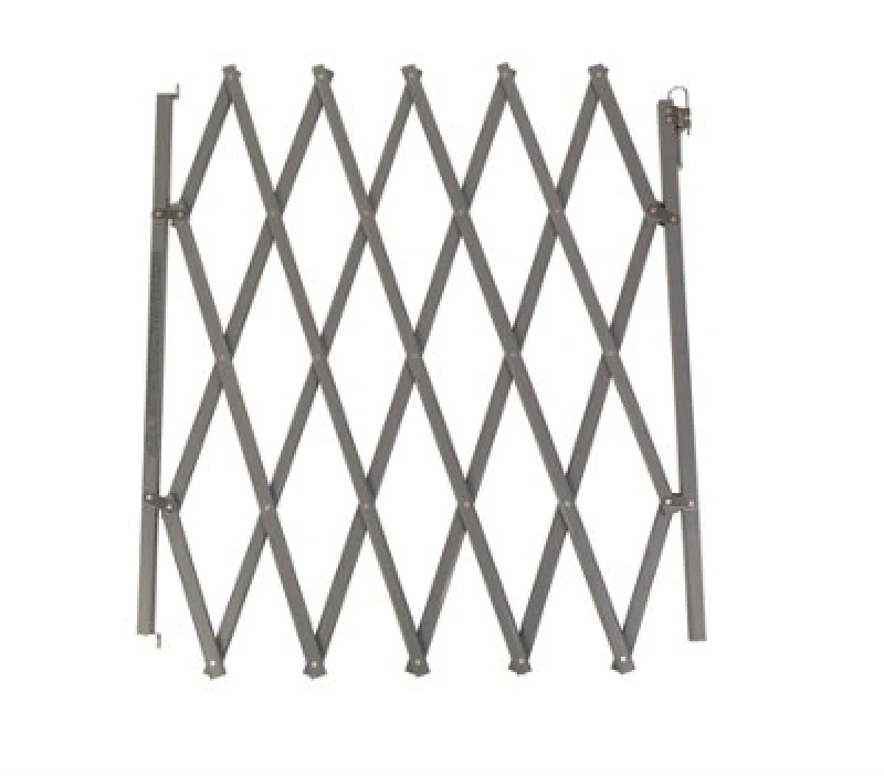 Image of Bettacare Expandable Pet Barrier, 60Cm - 108Cm, Grey, Wooden, Retractable Dog Safety Gate, Barrier For Puppy And Dog