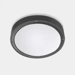 Image of Basic Outdoor LED Simple Flush Urban Grey, Opal IP65 14.5W 3000K