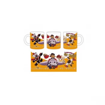 Image of Il Pazzo Mondo Go Nagai Yellow Mug