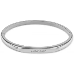 Image of Ladies CALVIN KLEIN Stainless Steel Faceted Bar Family Stainless Steel