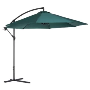 Image of Outsunny 3m Garden Parasol Sun Shade Umbrella-Green
