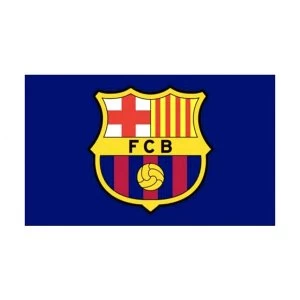Image of FC Barcelona Core Crest Flag 5 x 3