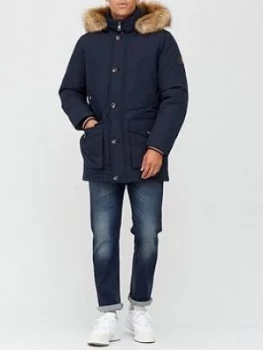 Image of Tommy Hilfiger Hampton Down Fill Parka - Navy Size M Men