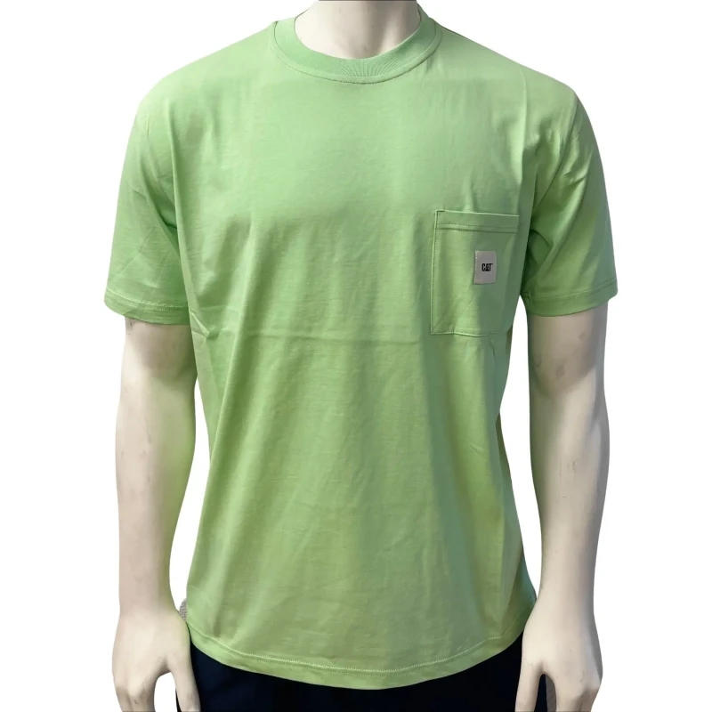 Image of Caterpillar T-Shirt with pocket Caterpillar Basic Vert Unisex XS