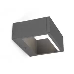 Image of Alp LED Outdoor Wall Light Dark Grey IP54