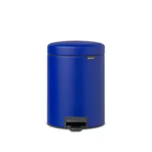 Image of Brabantia NewIcon Pedal Bin, 5L - Mineral Powerful Blue