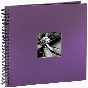 Image of Fine Art Spiralbound Album 36 x 32cm 50 Black pages Purple