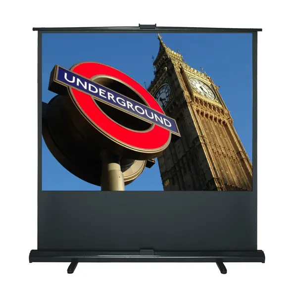 Image of Sapphire AV 100" SFFS404RP-FABRIC Rear PVC Grey Projector Screen