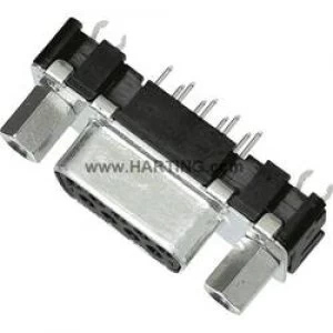 Image of D SUB receptacles 180 Number of pins 25 Soldering Harting