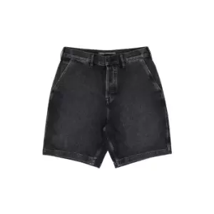 Image of French Connection Black Denim Shorts - Blue