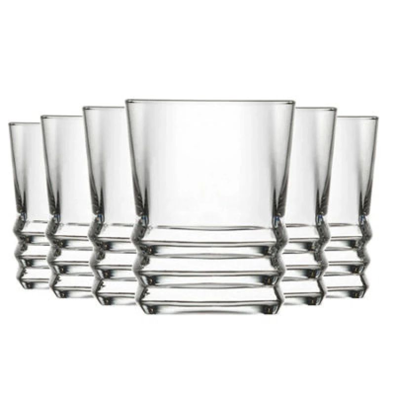 Image of LAV Glassware Lav Elegan Shot Glasses - 80ml - Clear - Pack Of 6