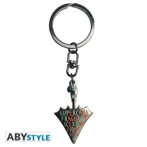 Image of Disney - Mary Poppins/ Umbrella Metal Keyring