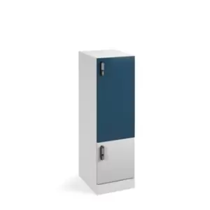 Image of Flux 1300mm high lockers with two doors (larger upper door) - RFID lock