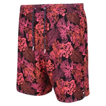 Image of Regatta Hamza Swim Short - Black Coral