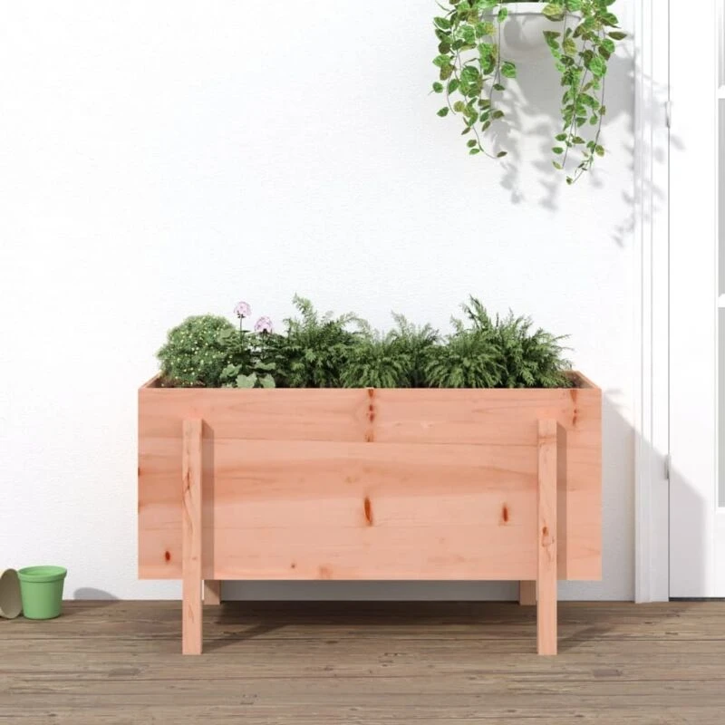 Image of vidaXL Garden Raised Bed 101x50x57cm Solid Wood Douglas, Brown 825217