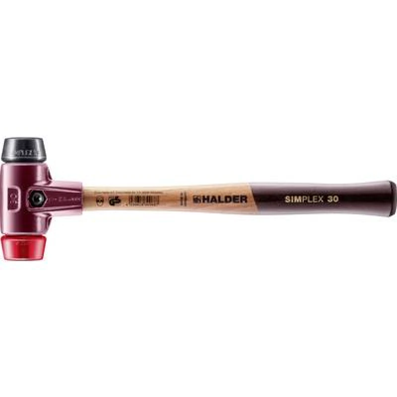 Image of Halder Halder SIMPLEX 3026.030 Soft-face hammer Ergonomic handle, Hard, Semihard 345g 295mm 3026.030