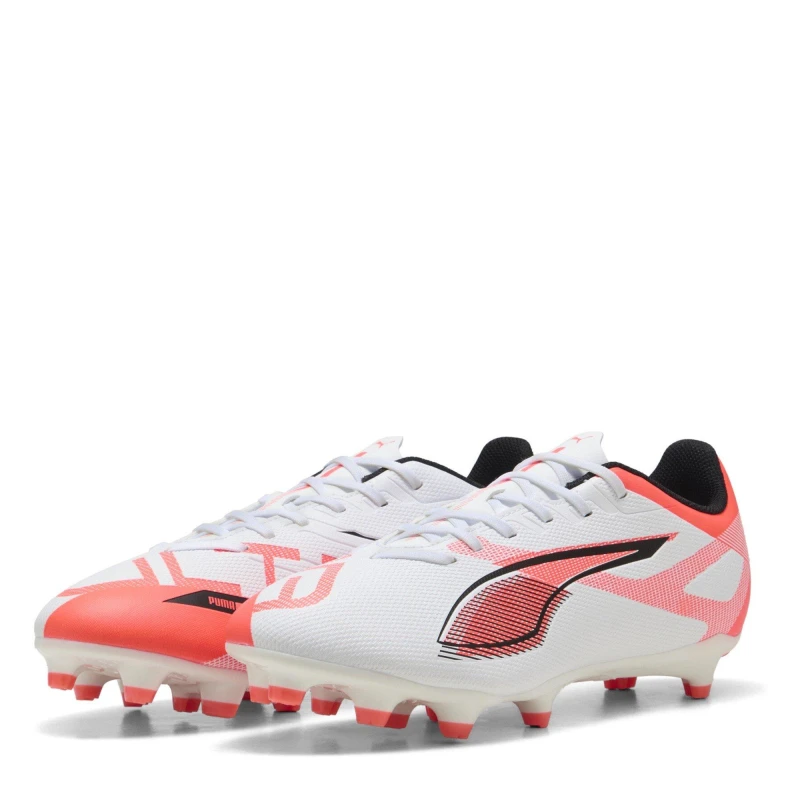Image of Puma Ultra Play Firm Ground Football Boots - White White 6