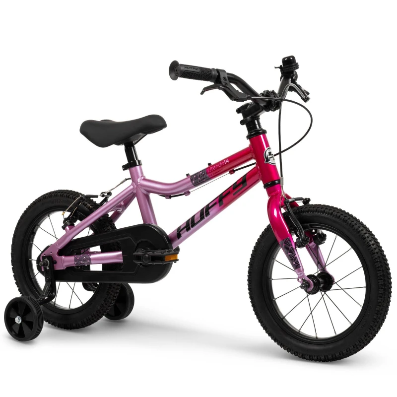Image of Huffy 14" Literide Bike, Bubblegum Pink, aged Pink unisex 14