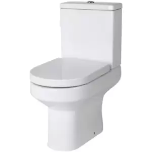 Image of Harmony Close Coupled Toilet Push Button Cistern - Excluding Seat - Nuie