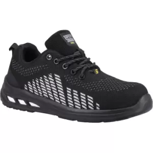 Image of Safety Jogger Mens Fitz Safety Trainers (6 UK) (Black)