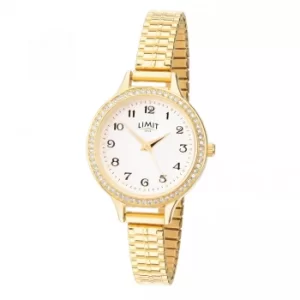 Image of Limit Ladies Gold Plated Expander Bracelet Watch