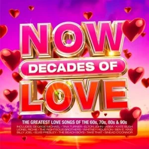 Image of Now Decades of Love by Various Artists CD Album