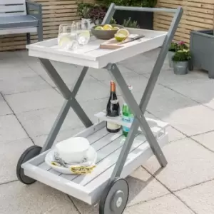 Image of Florenity Grigio Drinks Trolley - Grey