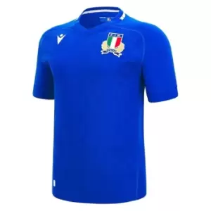 Image of Macron Italy 22/23 Home Shirt Mens - Blue
