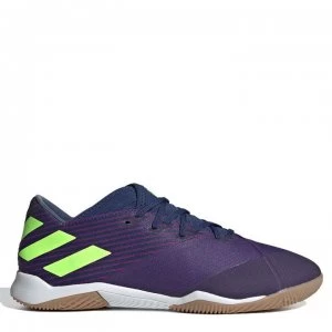 Image of adidas Nemeziz Messi 19.3 Football Trainers Indoor - Indigo/Green