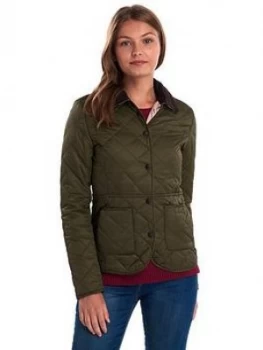 Image of Barbour Deveron Quilted Jacket - Olive