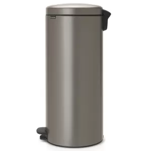 Image of Brabantia NewIcon 20 Litre Platinum Pedal Bin Platinum