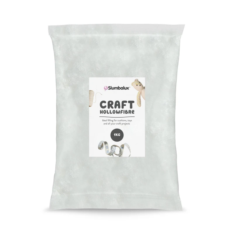 Image of Slumbalux Slumbalux Hollowfibre Toy Stuffing 2kg Bag White