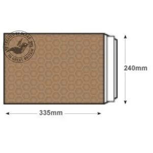 Image of Blake Purely Packaging 340x230mm Peel and Seal Padded Envelopes Gold Pack of 100