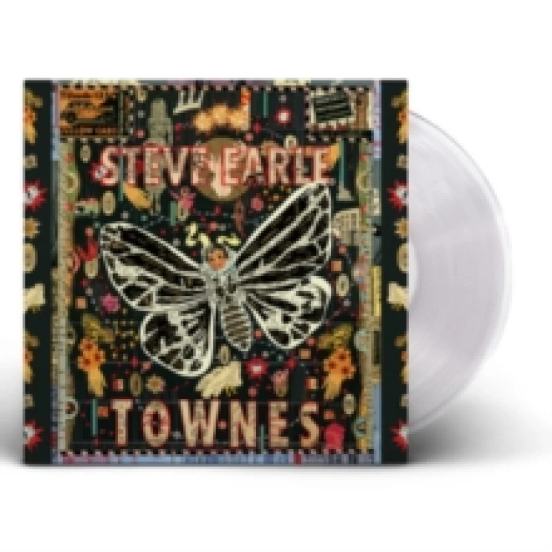 Image of Steve Earle Townes (Vinyl) 12 Album (Clear vinyl)