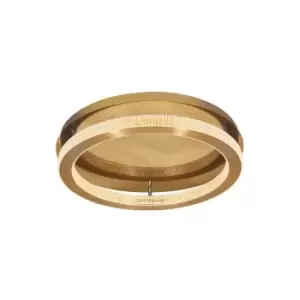 Image of Merano - Clarita Integrated LED Semi Flush Light Antique Gold Brass Aluminium LED 60W 3530Lm 3000K