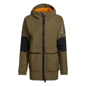 Image of adidas Utilitas RAIN. RDY Jacket Unisex - Green