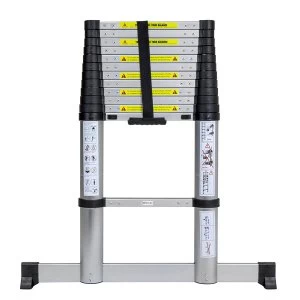 Image of Charles Bentley Telescopic Ladder - 3.8m