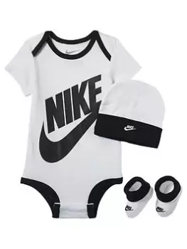 Image of Nike Baby Unisex Futura Logo Box Set - White