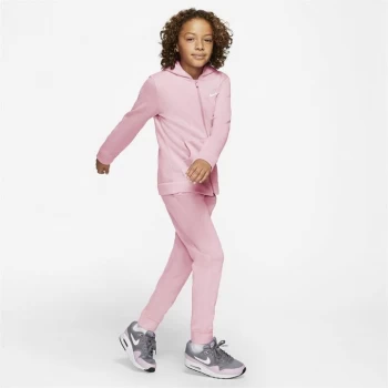 Image of Nike Sportswear Fleece Tracksuit Junior Girls - Pink Foam