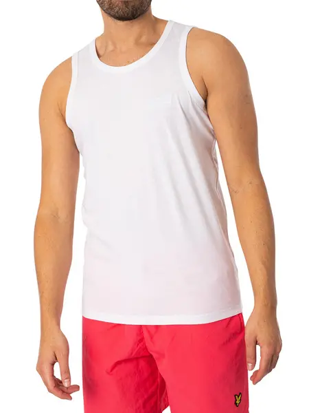 Image of Superdry Essential Logo Vest Optic L