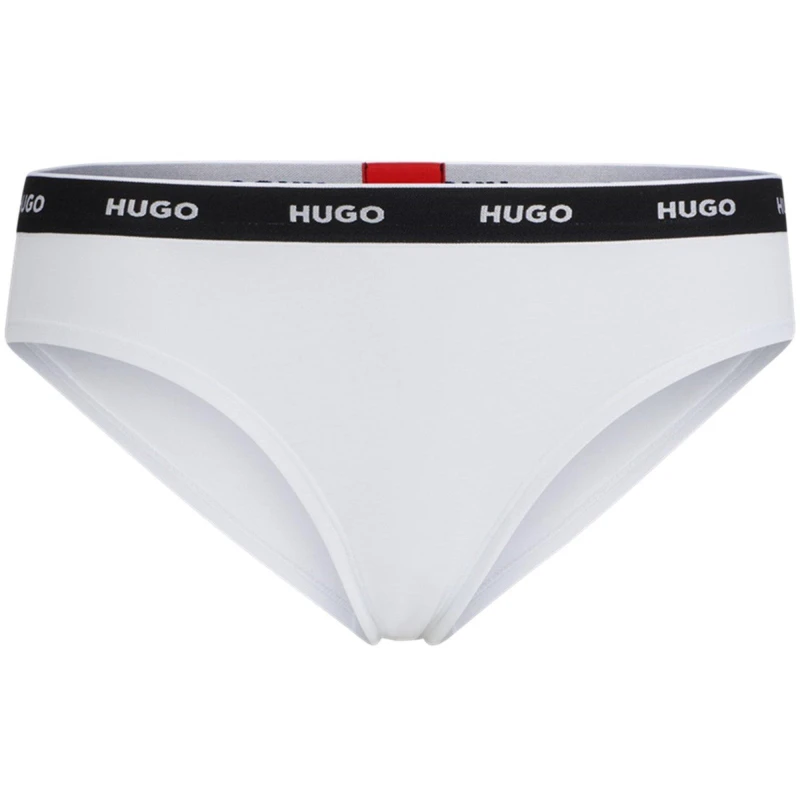 Image of Hugo Regular Rise Brief - White White 14