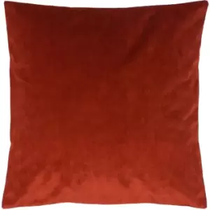 Image of Furn - Camden Micro-Corduroy Velvet Cushion Cover, Burnt Brick, 50 x 50 Cm