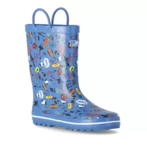 Image of Trespass Boys Apolloton Printed Pull On Wellington Boot UK Size 3 (EU 35, US 4)