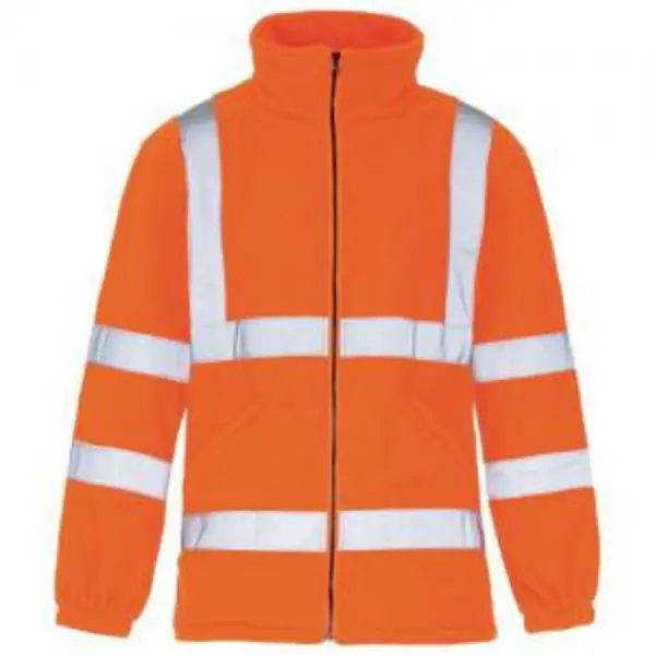 Image of ESE Direct Hi-Vis Orange Micro-Fleece Jacket - Size Extra Large 404659 Hi Vis Clothing