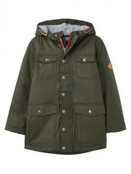 Image of Joules Boys Clifford Hooded Jacket - Green