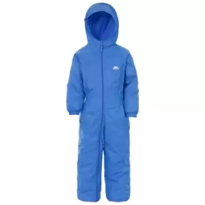 Image of Trespass Baby Unisex Dripdrop Padded Waterproof Rain Suit (12/18 Months) (Cobalt)