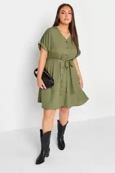 Image of Utility Shirt Dress