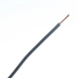 Image of Zexum Grey 2.5mm 7 Strand 24A Single Core 6491X H07V-R Round Power PVC Insulated Conduit Wire - 25 Meter